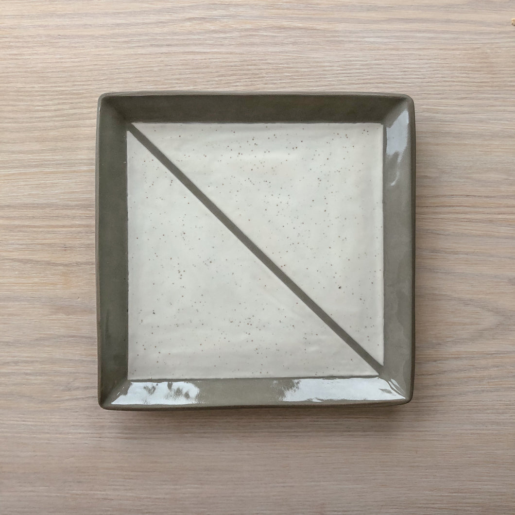 Square Platter - Grey