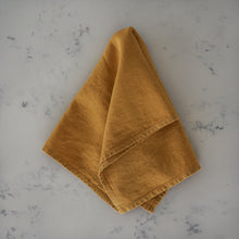 Load image into Gallery viewer, Linen Tea Towel - Mustard