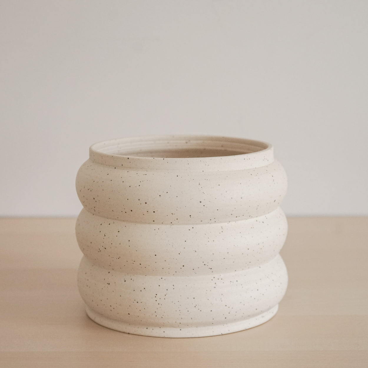 Ceramic Wavy Plant Pot