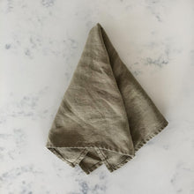 Load image into Gallery viewer, Linen Tea Towel - Olive